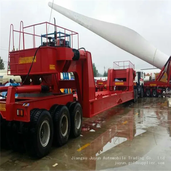 Heavy Duty Low Platform Crawling All Over the Ground Wire Axle Semi-trailer photo-5