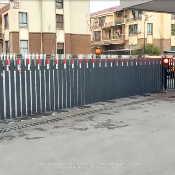 UPARK Original Factory Secure Area Residential Automatic Flexible Gate Metal Invisible Access Fence photo-4