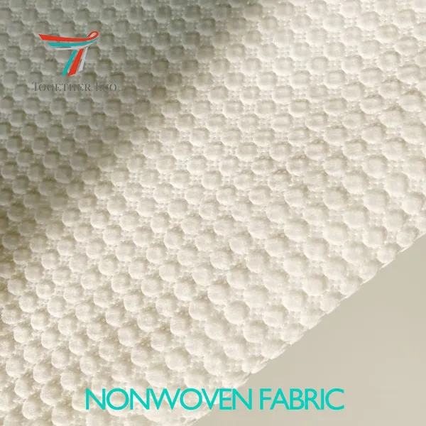 Sell Adult Diaper Diversion Layer White 6D Guide Layer 50gsm Hot Air Non Woven Fabrics Thermal Bonding Nonwoven Fabric photo-2