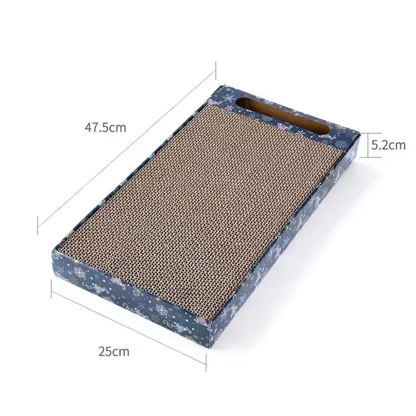 Meow Love Fun Cat Corrugated Cardboard With Ball Toy Cat Scraper Can Be Customized With Patterns That Do Not Drop Scraps Comfortably photo-2