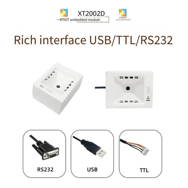 xingtong xt2002d считыватель QR-кодов в туристических зонах, сканер штрих-кодов для терминалов самообслуживания библиотек, модуль сканирования QR-кодов