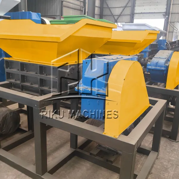 High Torque Industrial Aluminum Ubc Scrap Profile Crusher Double Axis Light Metal Shredder photo-2