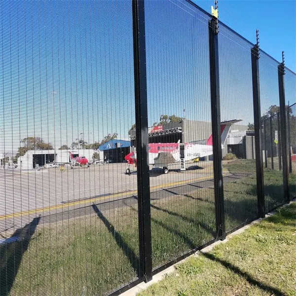 Dense Mesh Fence Panels Security Fence for Airport Railway Prison Clear View 358 Anti Climb Fence photo-6