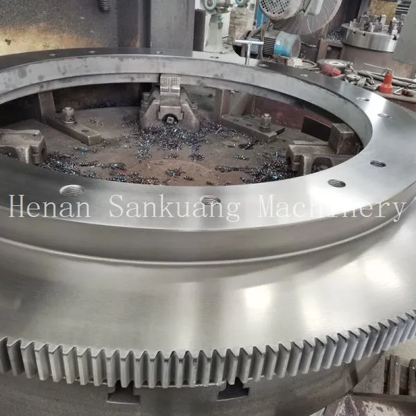 Large Diameter Swing Bearing Gear With Custom Tooth Profile & Hardness HRC 58-62 photo-2
