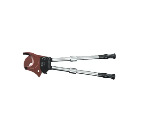 Heavy-Duty Ratchet Shears With Black Oxide Treated Jaws