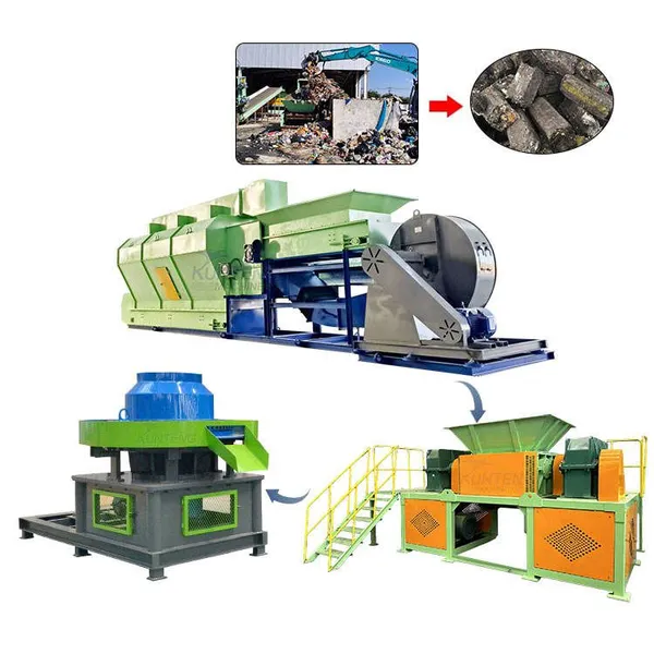 New Municipal Solid Waste Disposal Pyrolysis Machine Waste Plastic to Fuel Machine EPC