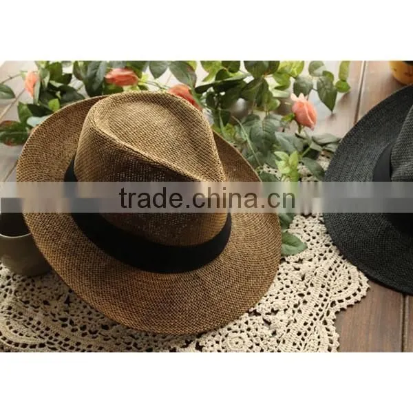 Popular Summer Shading Straw Hat Not Expensive Plain Wholesale Straw Cowboy Hats Sombrero Straw Hat Wholesale photo-6