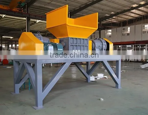 Powerful Double Shafts Double Motors Timber Wood Pallet Crusher photo-4