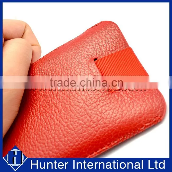 Genuine Leather Pull Up Pouch For Samsung Note2 photo-6