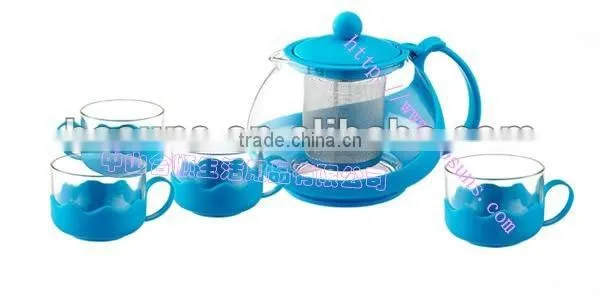 Promotional Glass Tea Pot Set (top Quality)