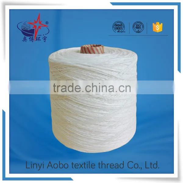 Cheap Raw White and Dyed Polyester Sewing Thread for Bag and Bale / 100% Polyester Bag Sewing Thread photo-5