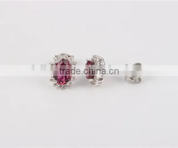 Latest Ladies Fashion Girl Earrings With Diamond Stone photo-5