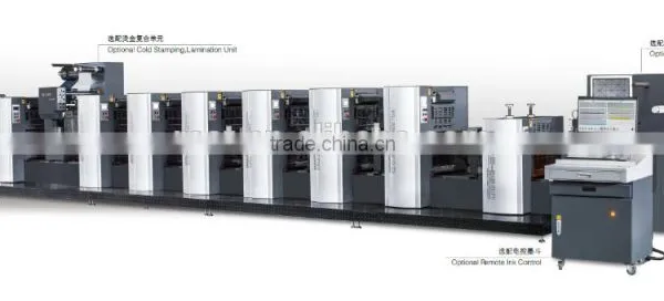 Shaftless Intermittent Rotary Offset Label Printing Machine
