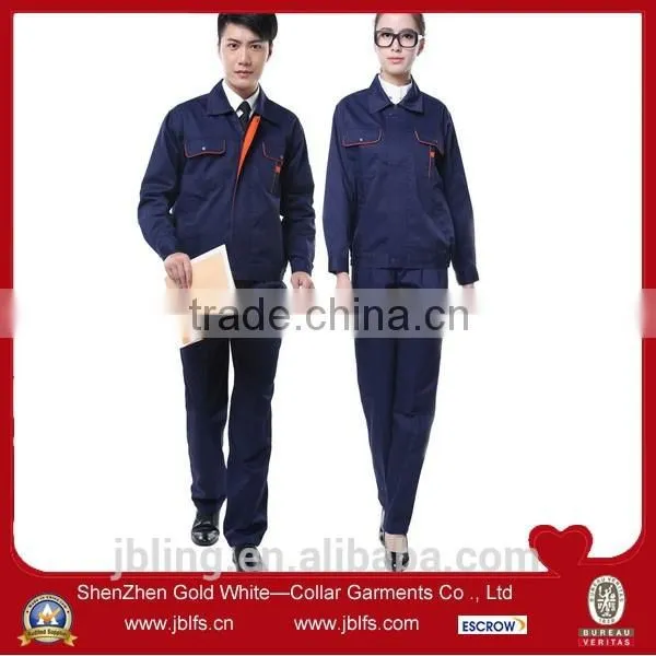 2014 hot sale Industrial Safety Workwear factory worker uniform