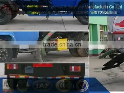 New Vacuum Suction Truck for Sale Hubei Haotian New Design Fecal Suction Truck Sewage Suction Truck photo-4