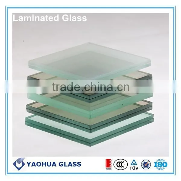 Floating Stairs Made of Laminated Glass From Price Window Glass Factory photo-6