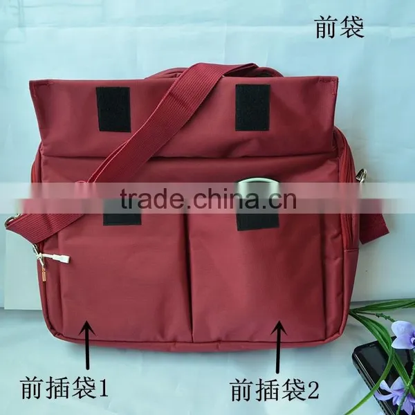 15.7 Inch Fashion Red Handbag Cheap, Cheap Bag Laptop ,Jacquard Weave Cloth Laptop photo-3