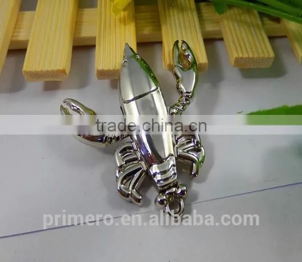 PRIMERO Metal Lobster Keychain Cheap Stainless Steel Key Chain Movable Hands and Foot Alloy Keychain With Lobster Claw Clasp photo-6