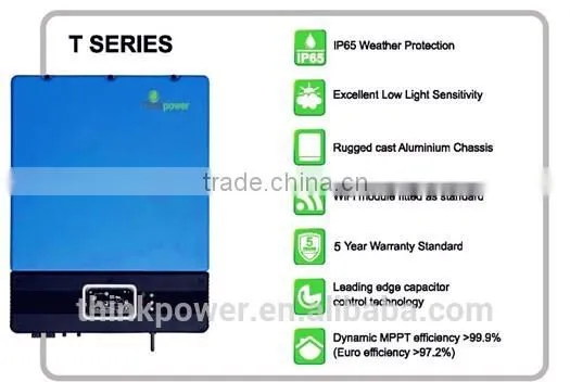 High MPPT Efficiency 50/60HZ IP65 Waterproof Grid-tied Soalr Power Inverter With Most Reasonable Price