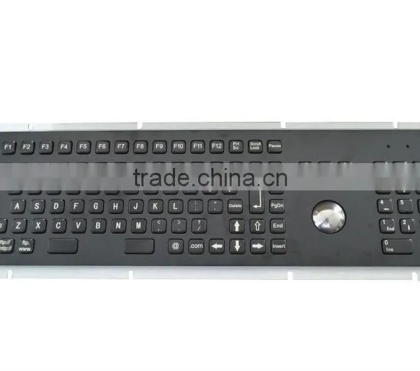 Water Proof Stainless Steel Metal PC Keyboard With Touchpad or Trackball photo-4