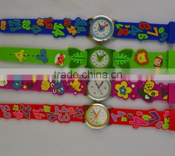 New Stylish Trendy Popular Silncone Kids Watch With Colorful Strap Watch photo-2