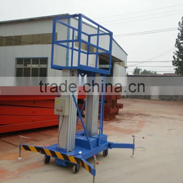 Double Mast Hydraulic Construction Folding Work Platform photo-2