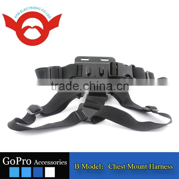 A Model: Chest Body Strap for GoPro Hero 2/3/3+/4/4 Session Shape the Same as Original One photo-5