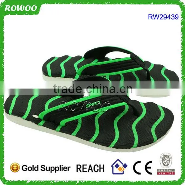 New Style Two Layer Slip On Sandal Slipper Beach Men's Top Flip Flops photo-2