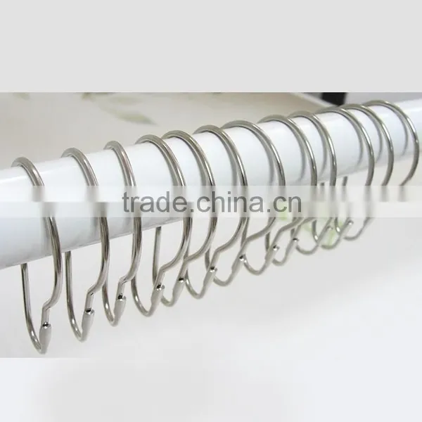 The Gourd Buckle Shower Curtain Hooks/ Stainless Steel Shower Curtain Hooks/simply Design and High Quality Shower Curtain Hooks photo-3