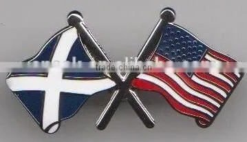 Persian Lion Country Cross Flag Small Metal Lapel Pin Badge 3/4 X 3/4 Inches ... New photo-2