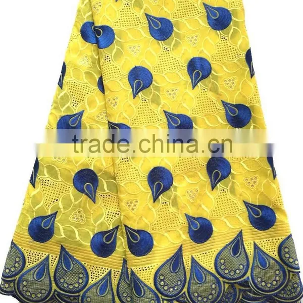 New Design African Swiss Beautiful Lace Dress Patterns for Fashion Cloth