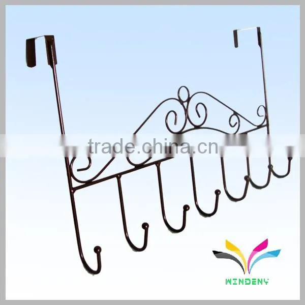 Sturdy Black Powder Coated Metal Vertical Clothes Hanger Rack photo-3