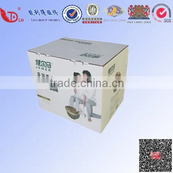 Offset Printing Eco-friendly Folding Corrugated Paper Carton Box photo-3