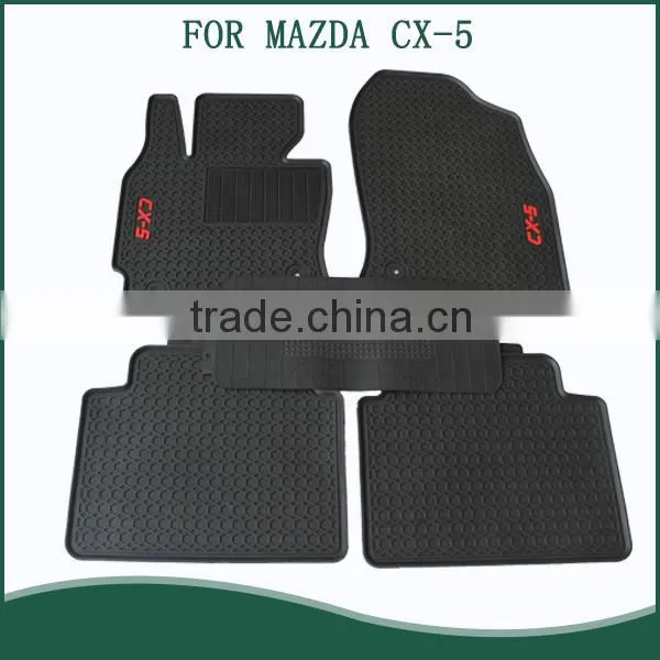 Hot Sale Custom Full Set Position Auto Car Floor Mats For MAZDA CX-5 photo-2