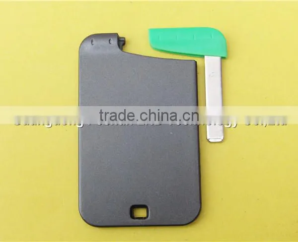 Remote Key Case for Renault Laguna Smart Card 2 Button Key Shell With Insert Small Key Blade photo-3