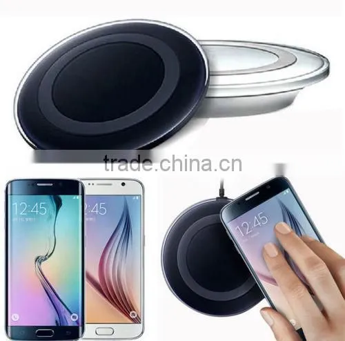 2015 HOT New Qi Wireless Charger Charging Pad for Samsung Galaxy S6S6 Edge