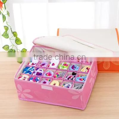 WBD-002:Yiwu MuJia Wholesale Oxford Cloth Waterproof Storage Box,Underwear Storage Box,bed Storage Box photo-2