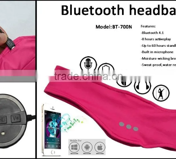 New Products Bluetooth Sport Gym Headband for Christmas Gifts photo-3