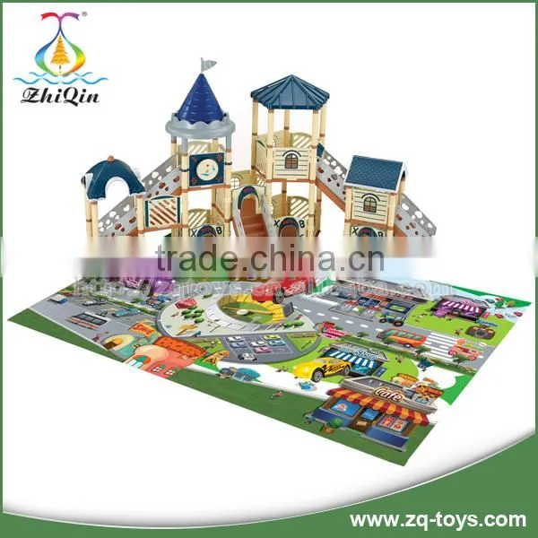 DIY Building Block Plastic Bricks Toy Amusement Park for Children photo-3