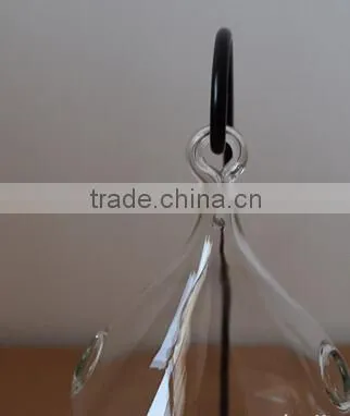 Handblown Clear Glass Vase photo-2