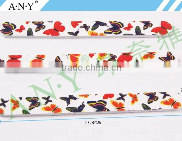 Nail Art Polishing and Shining Beautiful Butterfly Nails Files 100 180 Grit photo-2