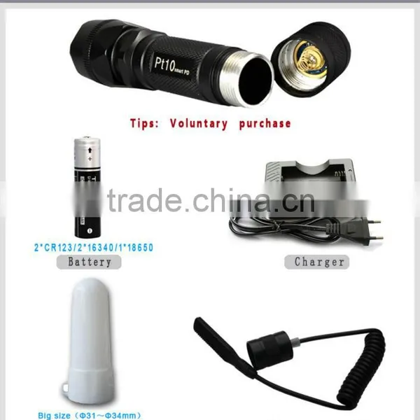 500Lumens IPX-8 Waterproof LED Tacitcal Torch photo-6