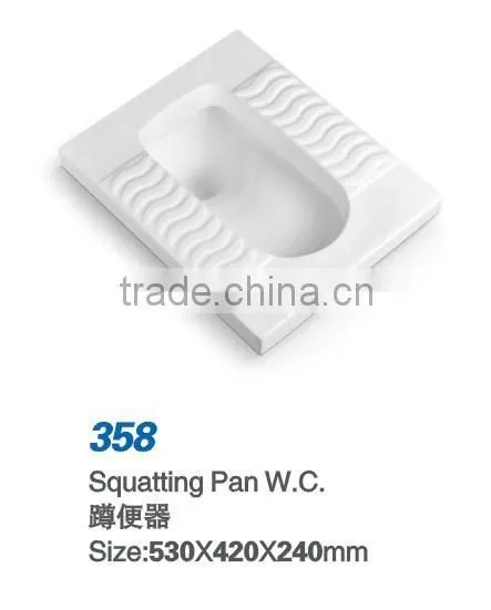 China Ceramic Tilet WC Squatting Pan photo-2