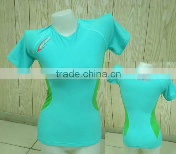 Ladies' Fashion Quick Dry Cycling T-shirt, Quick Dry T-shirt, Short Sleeve