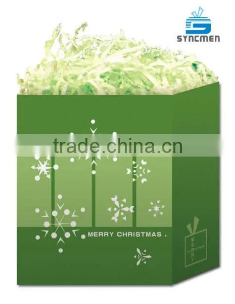 Colorful Custom Printed Christmas Paper Bag photo-2
