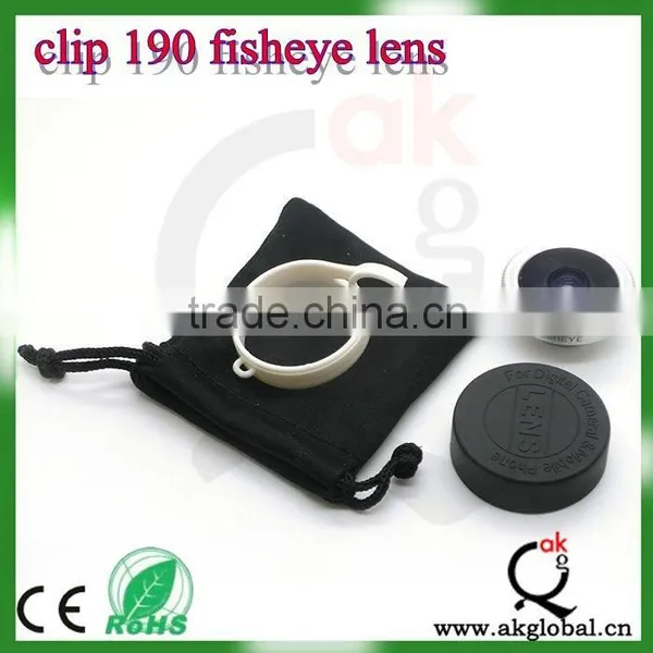 Universal Clip Fisheye Lens 190 Degree for IPhone photo-4