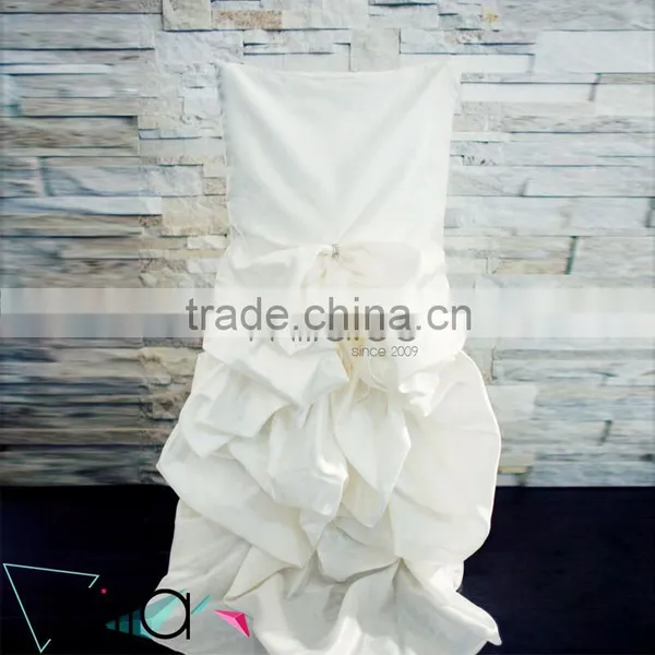Taffeta Ruffled Chiavari Chair Covers for Weddings photo-2