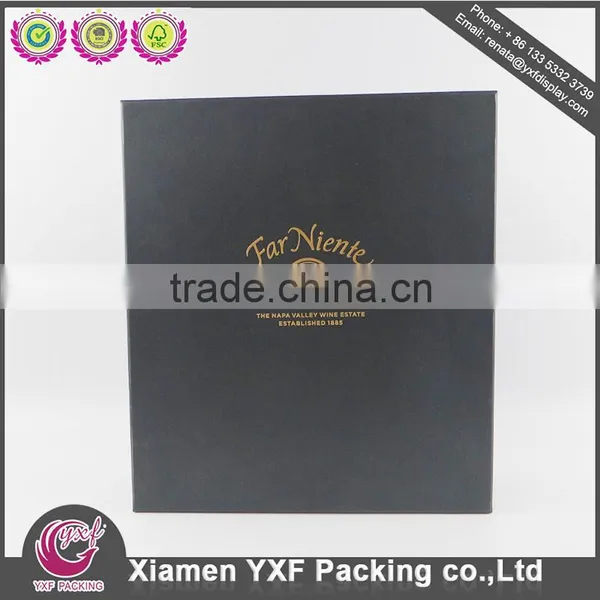 Wholesale 3 Bottle Wine Cardboard Gift Box, Rigid Packaging Boxes, Paper Gift Box photo-3