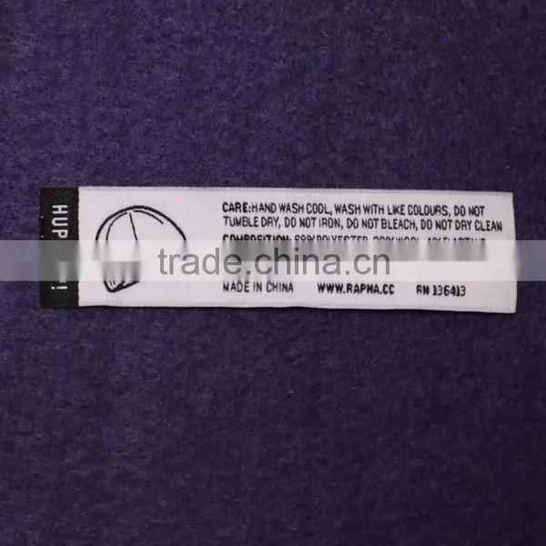Wholesale Garment Woven Label/Tag/Customized Clothing Silk Screen Printing Label photo-5