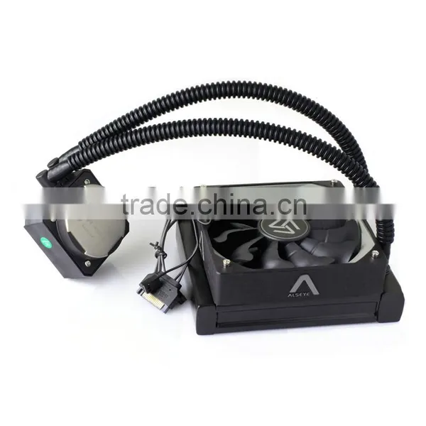 Alseye AA0124 Manufacture China Suppliers Dual Fan Cooler 120x120x25mm Fan Computer Cooler photo-2